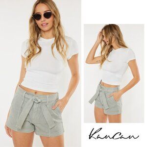 KanCan Belted Shorts - 7/27